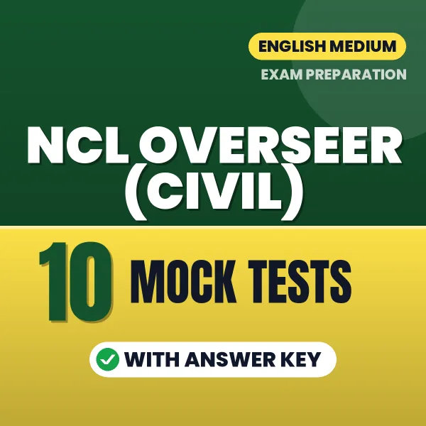 Latest Pattern NCL Overseer (Civil) Mock Test eBook in English – 10 Mock Tests with Answer Key for Self-Assessment