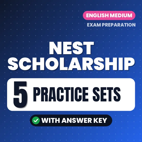 Latest Pattern NEST Scholarship Practice Set eBook in English – 5 Practice Sets with Answer Key for Self-Assessment