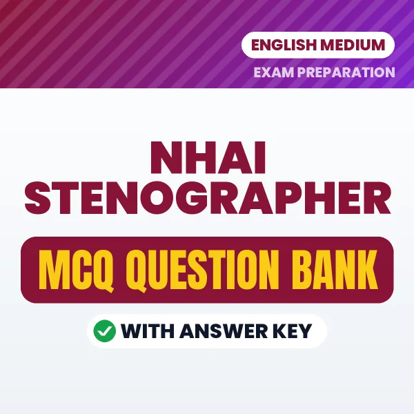 NHAI Stenographer MCQ with Answer Key Book PDF in English – Exam-Oriented Objective Questions for Quick Revision