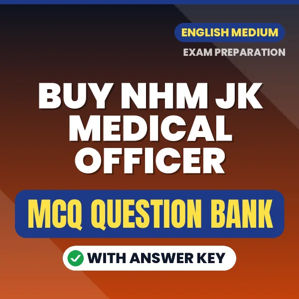 Buy NHM JK Medical Officer Exam Objective Type Questions eBook in English – Latest Pattern MCQ Collection