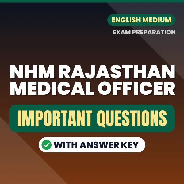 Download NHM Rajasthan Medical Officer Preparation Book PDF (English) with Important Questions & Answers