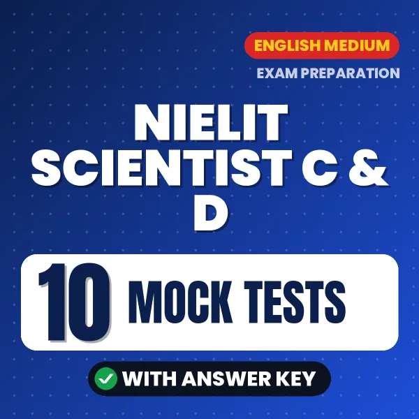 Practice for NIELIT Scientist C & D Exam at Home – 10 Mock Tests PDF in English with Answers