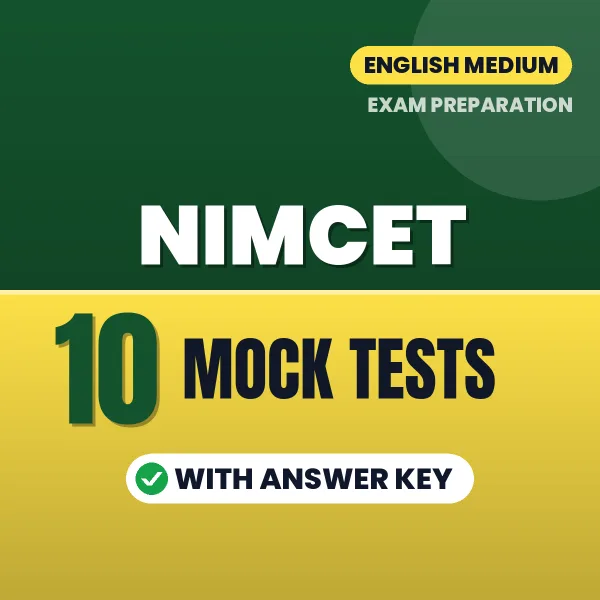 Latest Pattern NIMCET Mock Test eBook in English – 10 Mock Tests with Answer Key for Self-Assessment