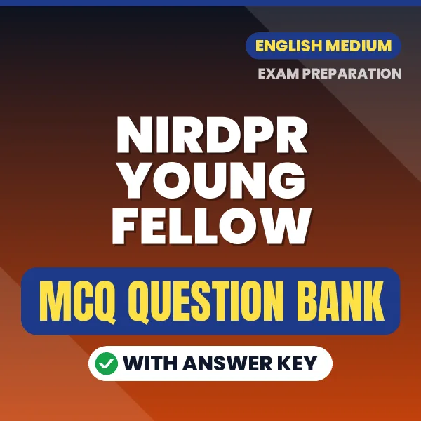 Download NIRDPR Young Fellow Exam MCQ PDF in English – Important Objective Questions with Answers