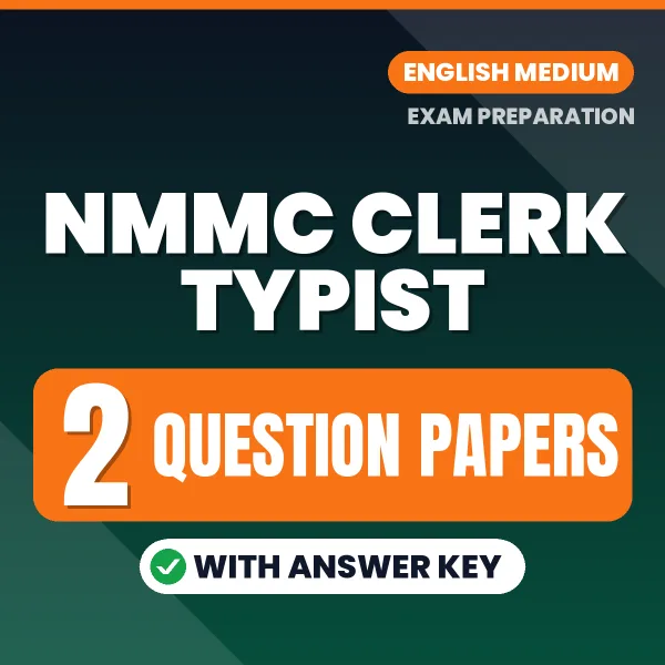 Practice for NMMC Clerk Typist Exam at Home – 2 Question Papers PDF in English with Answers