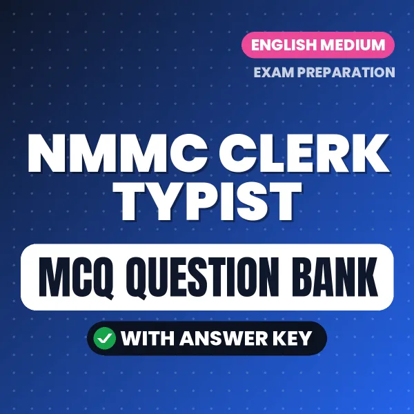 Prepare for NMMC Clerk Typist Exam with Multiple Choice Questions & Answers PDF in English