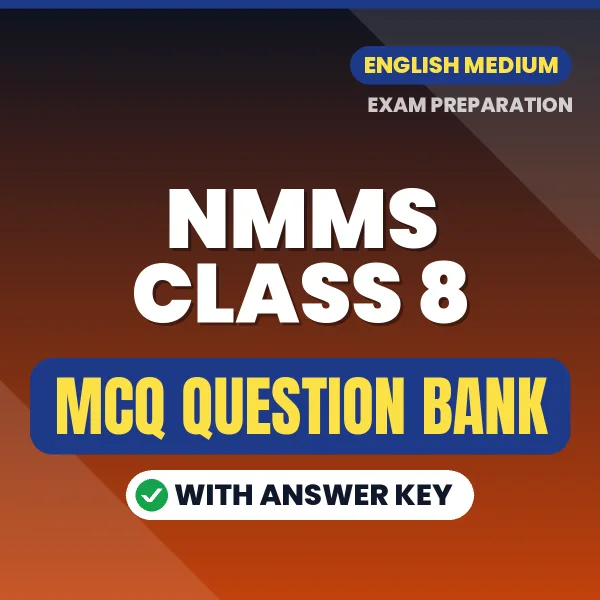 Best MCQ eBook for NMMS Class 8 Exam in English | Selected Questions with Answer Key