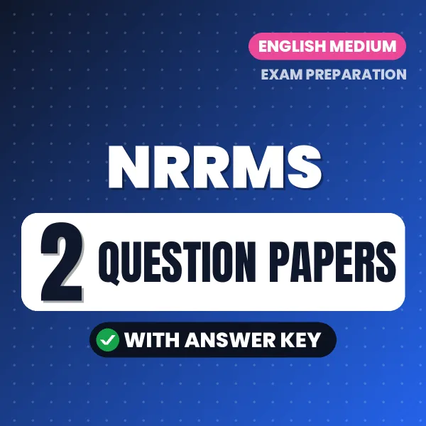 Practice for NRRMS Exam at Home – 2 Question Papers PDF in English with Answers