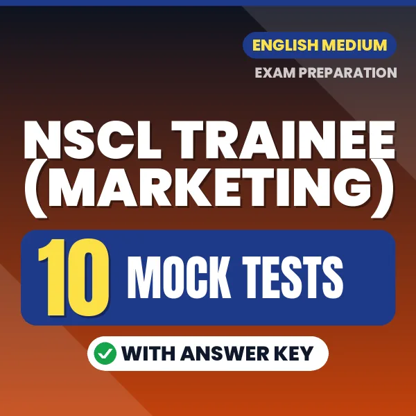 10 Mock Tests for NSCL Trainee (Marketing) Exam in English | Practice eBook with Answer Key – Instant PDF Download