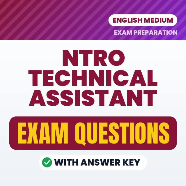 NTRO Technical Assistant Study eBook (English): Exam-Oriented Questions with Answers in PDF