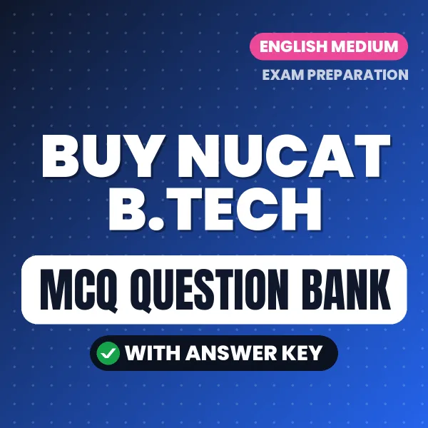 Buy NUCAT B.Tech Exam Objective Type Questions eBook in English – Latest Pattern MCQ Collection