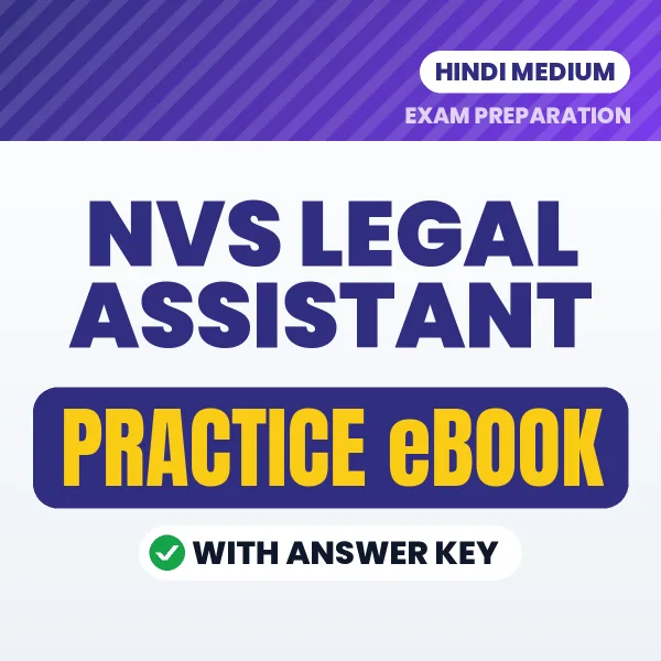 NVS Legal Assistant Exam eBook PDF in Hindi – Complete Practice Material for Smart Preparation
