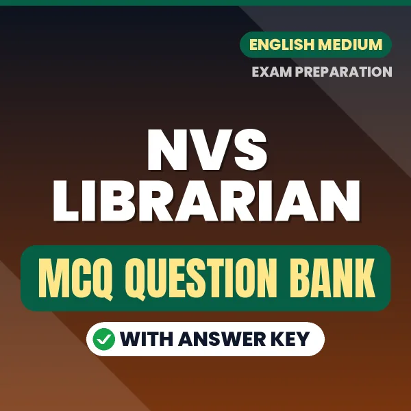 Crack NVS LIBRARIAN Exam with This MCQ Practice Book PDF in English – Instant Download