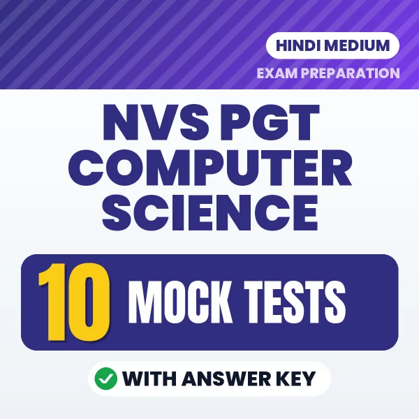 Boost Your NVS PGT Computer Science Exam Score with 10 Mock Tests with Answer Key in Hindi – PDF eBook