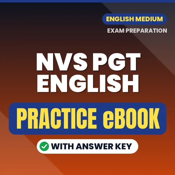 Prepare Smarter for NVS PGT English Exam – Instant Download PDF Book in English