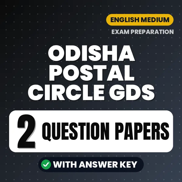 2 Question Papers for Odisha Postal Circle GDS Exam in English | Practice eBook with Answer Key – Instant PDF Download