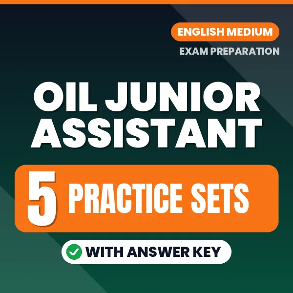 OIL Junior Assistant Practice Set PDF in English – 5 Full-Length Practice Sets with Answer Key
