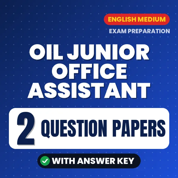 OIL Junior Office Assistant Exam Question Paper Series (English): 2 Exam-Like Question Papers with Answers