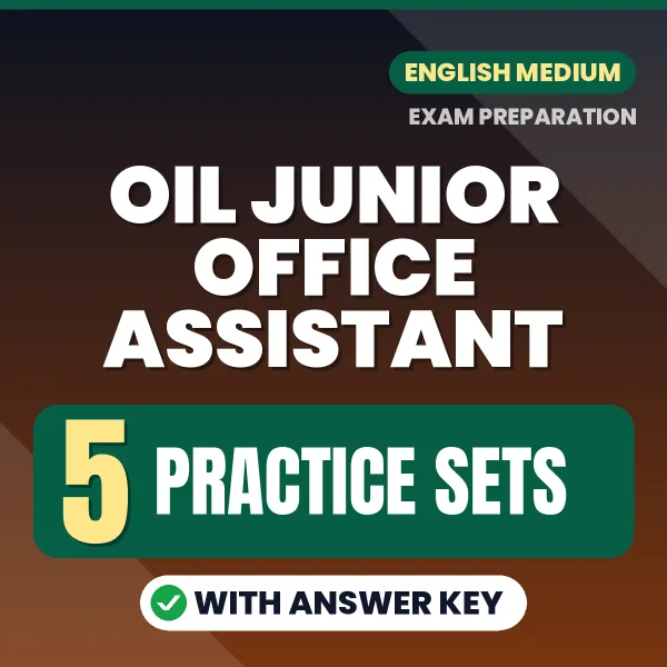 OIL Junior Office Assistant Exam Practice Set Series (English): 5 Exam-Like Practice Sets with Answers