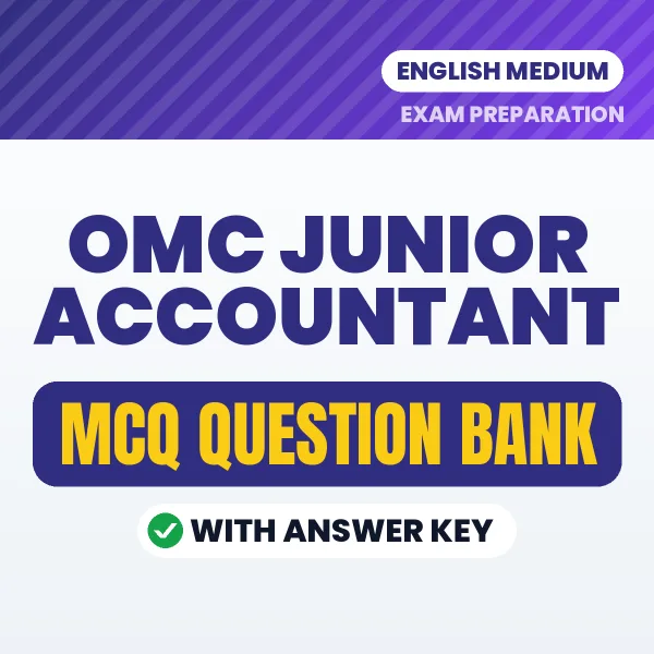 Crack OMC Junior Accountant Exam with This MCQ Practice Book PDF in English – Instant Download