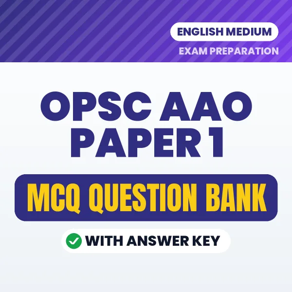 Crack OPSC AAO Paper 1 Exam with This MCQ Practice Book PDF in English – Instant Download