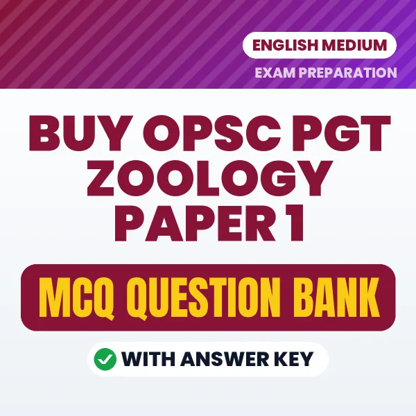 Buy OPSC PGT Zoology Paper 1 Exam Objective Type Questions eBook in English – Latest Pattern MCQ Collection