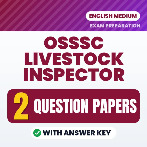Boost Your OSSSC Livestock Inspector Exam Score with 2 Question Papers with Answer Key in English – PDF eBook