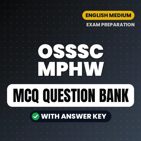 OSSSC MPHW MCQ with Answer Key Book PDF in English – Exam-Oriented Objective Questions for Quick Revision