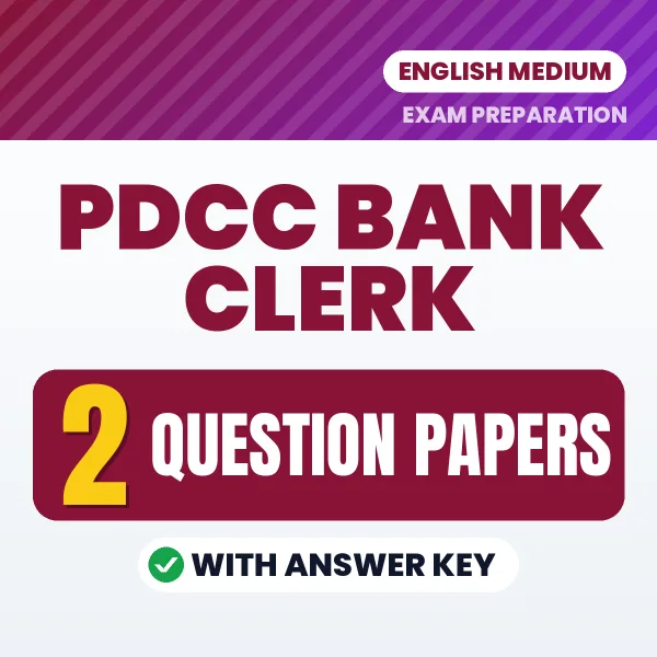 Boost Your PDCC Bank Clerk Exam Score with 2 Question Papers with Answer Key in English – PDF eBook