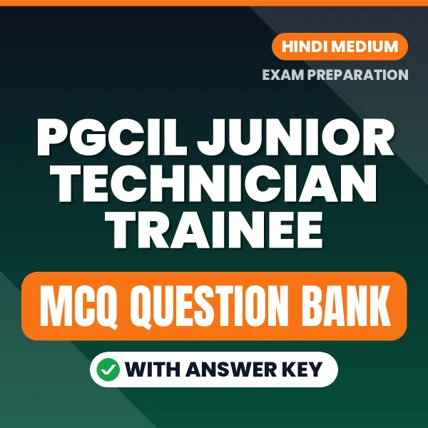 PGCIL Junior Technician Trainee MCQ with Answer Key Book PDF in Hindi – Exam-Oriented Objective Questions for Quick Revision