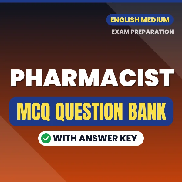 Pharmacist MCQ with Answer Key Book PDF in English – Exam-Oriented Objective Questions for Quick Revision