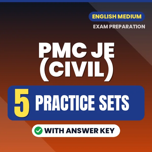 PMC JE (Civil) Exam Practice Set Series (English): 5 Exam-Like Practice Sets with Answers