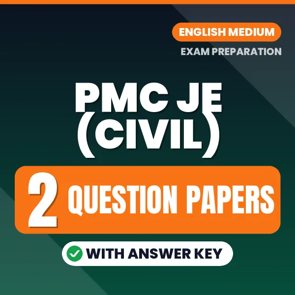 PMC JE (Civil) Exam Question Paper Series (English): 2 Exam-Like Question Papers with Answers
