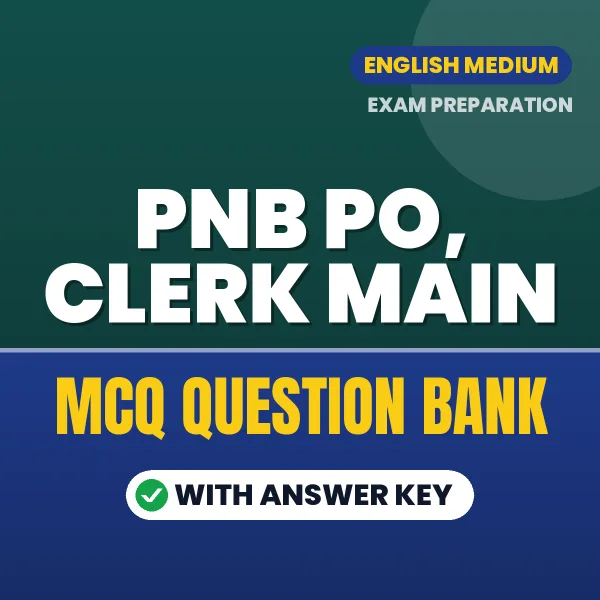 PNB PO, Clerk Main MCQ with Answer Key Book PDF in English – Exam-Oriented Objective Questions for Quick Revision