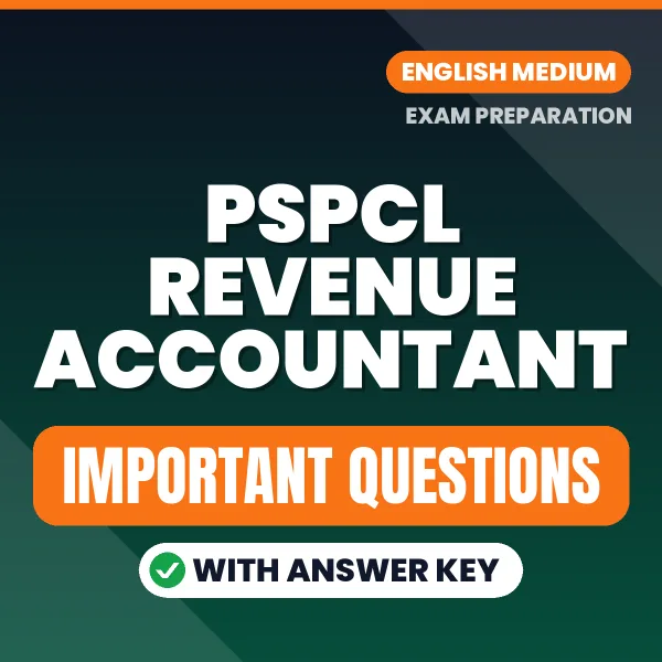 Download PSPCL Revenue Accountant Preparation Book PDF (English) with Important Questions & Answers