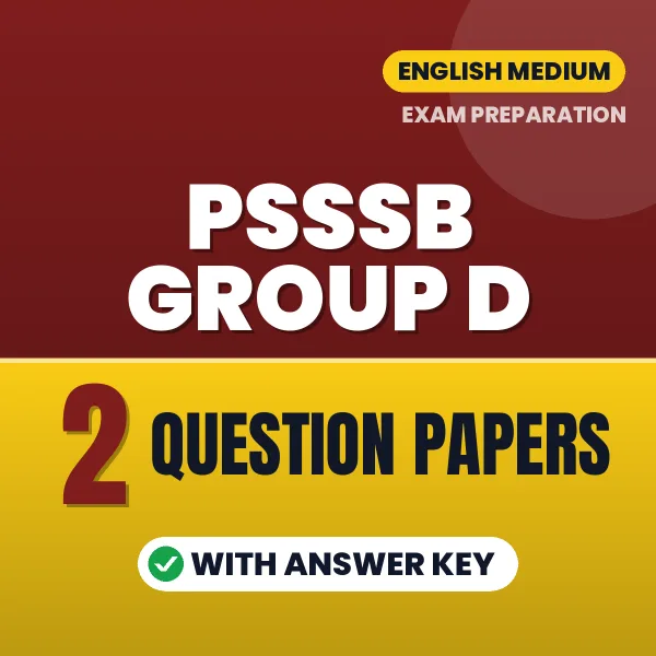 PSSSB Group D Exam Question Paper Series (English): 2 Exam-Like Question Papers with Answers