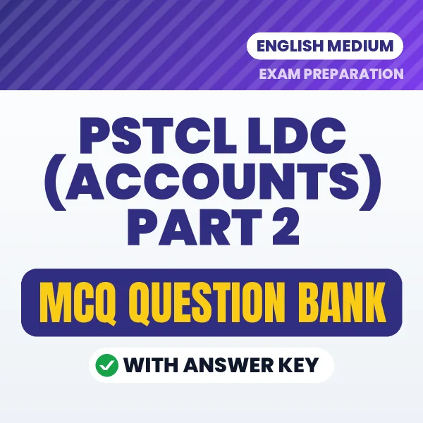 Best MCQ eBook for PSTCL LDC (Accounts) Part 2 Exam in English | Selected Questions with Answer Key