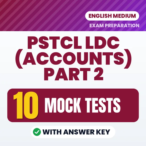 Boost Your PSTCL LDC (Accounts) Part 2 Exam Score with 10 Mock Tests with Answer Key in English – PDF eBook