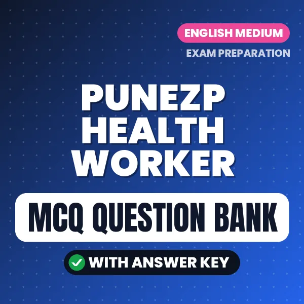 PUNEZP Health Worker MCQ with Answer Key Book PDF in English – Exam-Oriented Objective Questions for Quick Revision
