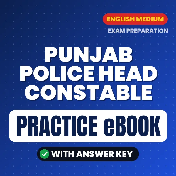 Punjab Police Head Constable Exam eBook PDF in English – Complete Practice Material for Smart Preparation
