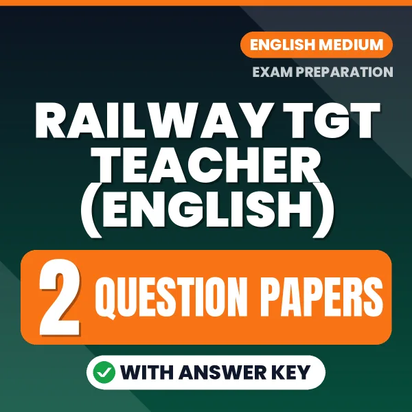 Railway TGT Teacher (English) Exam Question Paper Series (English): 2 Exam-Like Question Papers with Answers