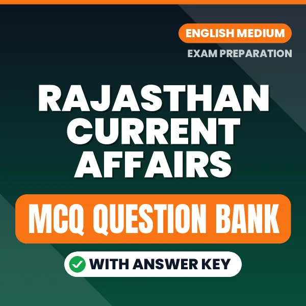 Prepare for Rajasthan Current Affairs Exam with Multiple Choice Questions & Answers PDF in English