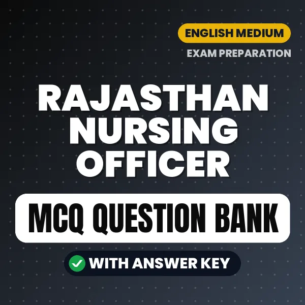 Prepare for Rajasthan Nursing Officer Exam with Multiple Choice Questions & Answers PDF in English