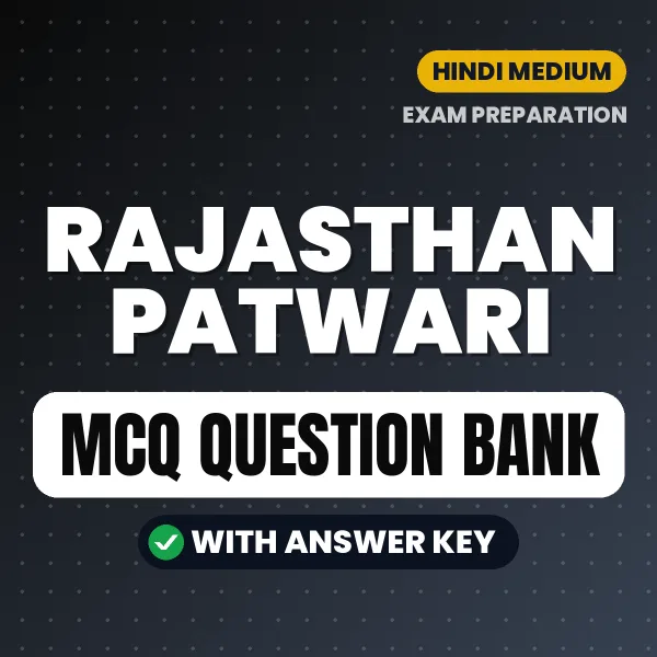 Crack Rajasthan Patwari Exam with This MCQ Practice Book PDF in Hindi – Instant Download