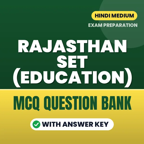 RAJASTHAN SET (EDUCATION) MCQ with Answer Key Book PDF in Hindi – Exam-Oriented Objective Questions for Quick Revision