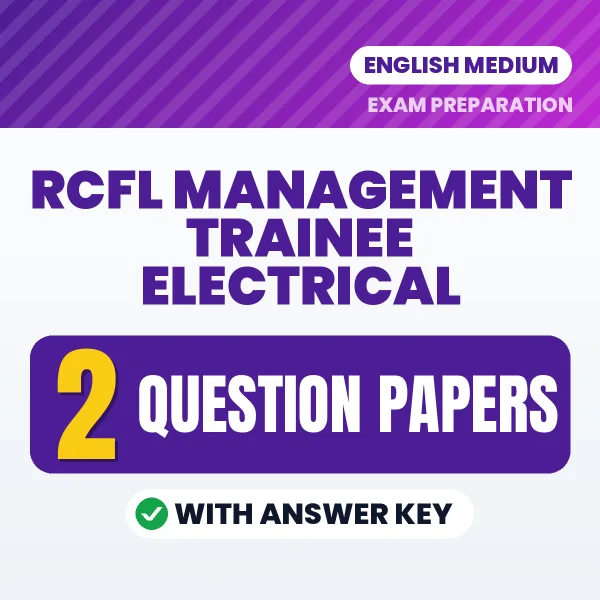 2 Question Papers for RCFL Management Trainee Electrical Exam in English | Practice eBook with Answer Key – Instant PDF Download