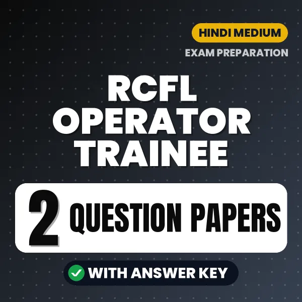 Boost Your RCFL Operator Trainee Exam Score with 2 Question Papers with Answer Key in Hindi – PDF eBook