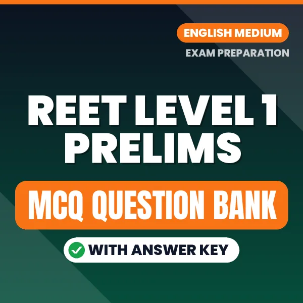 REET Level 1 Prelims MCQ with Answer Key Book PDF in English – Exam-Oriented Objective Questions for Quick Revision