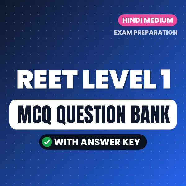 Crack REET LEVEL 1 Exam with This MCQ Practice Book PDF in Hindi – Instant Download