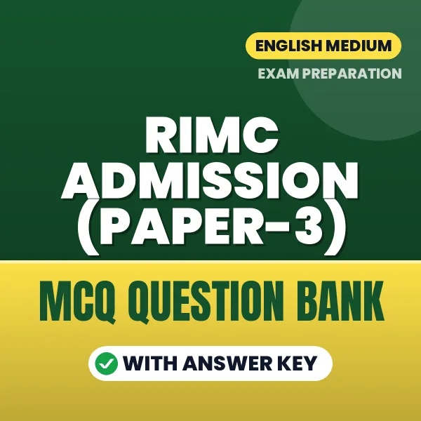 RIMC Admission (Paper-3) MCQ with Answer Key Book PDF in English – Exam-Oriented Objective Questions for Quick Revision
